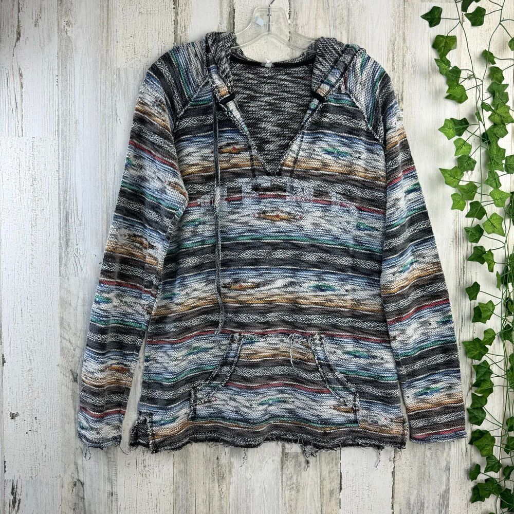 Tech Styles Surf Sportswear Fringe Hoodie large